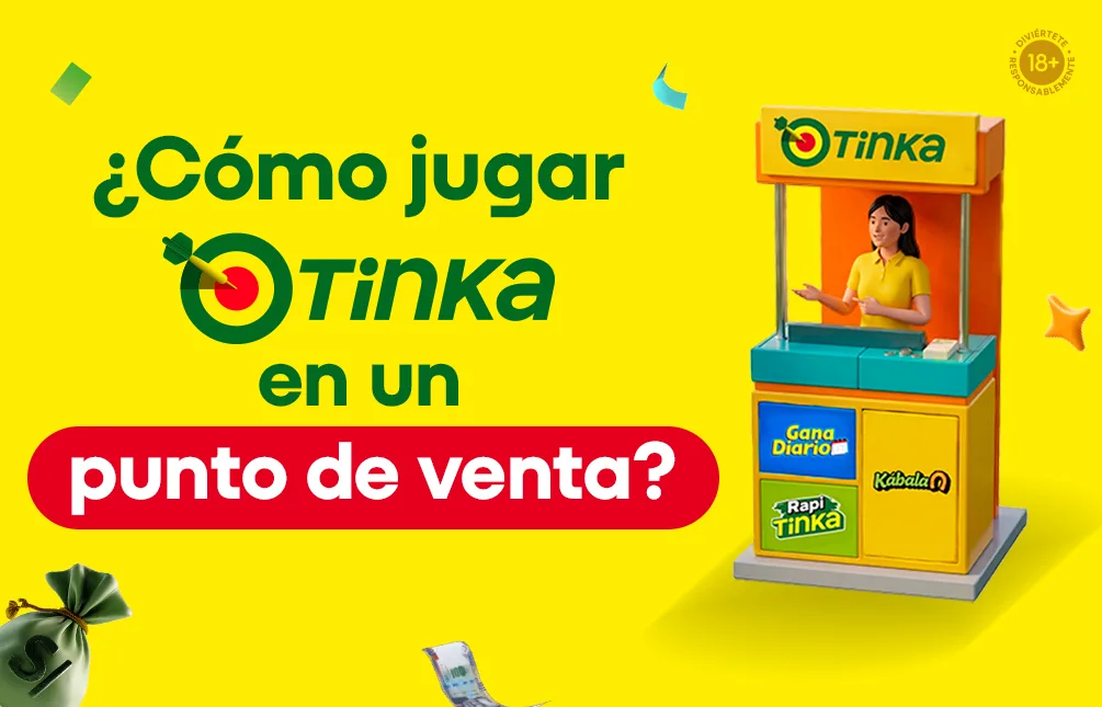 Portada del blog que explica cómo jugar Tinka en un punto de venta, con la misma caseta y el logotipo del sorteo principal
